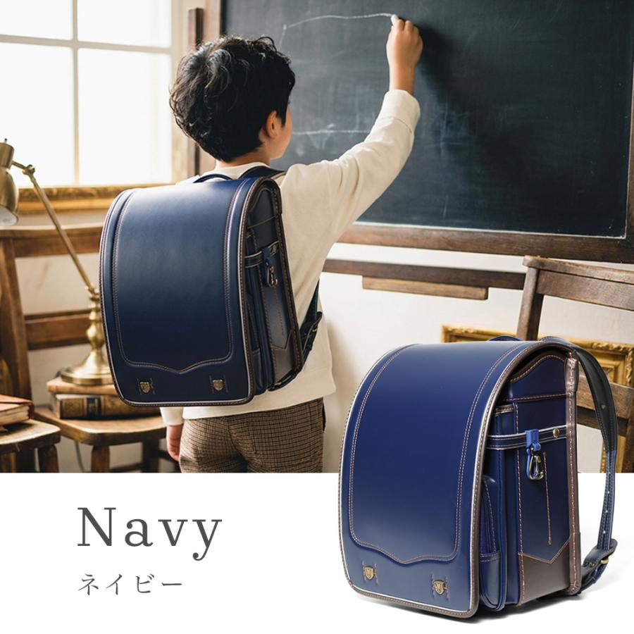 [amant] ランドセル 大きめ 大きい 男の子 男子 7年保証 レビューでプレゼント クラシック 低反発クッション 反射材 安全 かっこいい ダークグリーン ブラック | amant | 12
