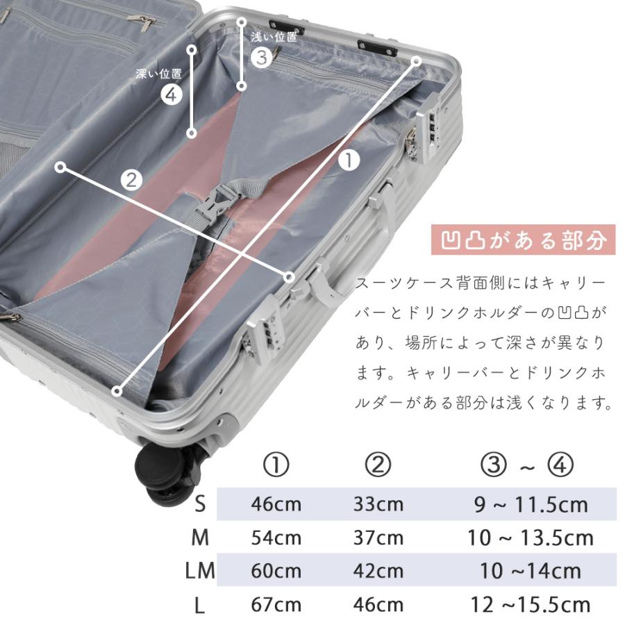 PROEVO [12,800円〜] スーツケース キャリーケース s m lm l 機内