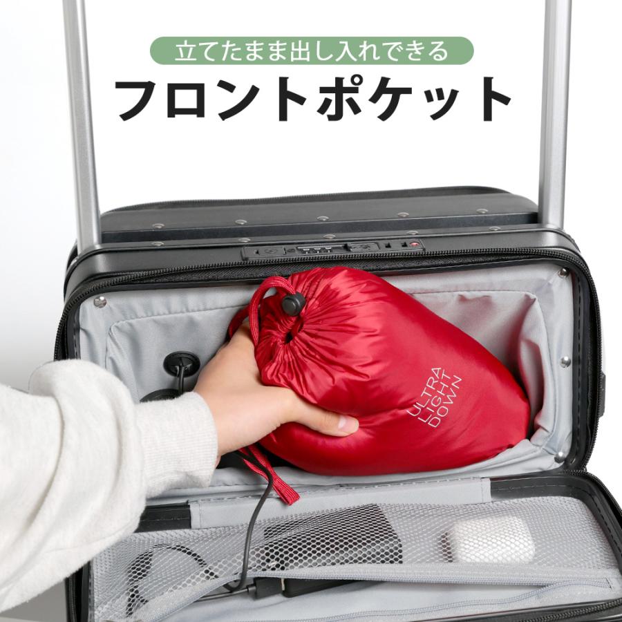 スーツケース キャリーケース 機内持ち込み s sサイズ フロントオープン 小型 軽量 静音 おしゃれ TSA アルミ フレーム｜tabi｜12