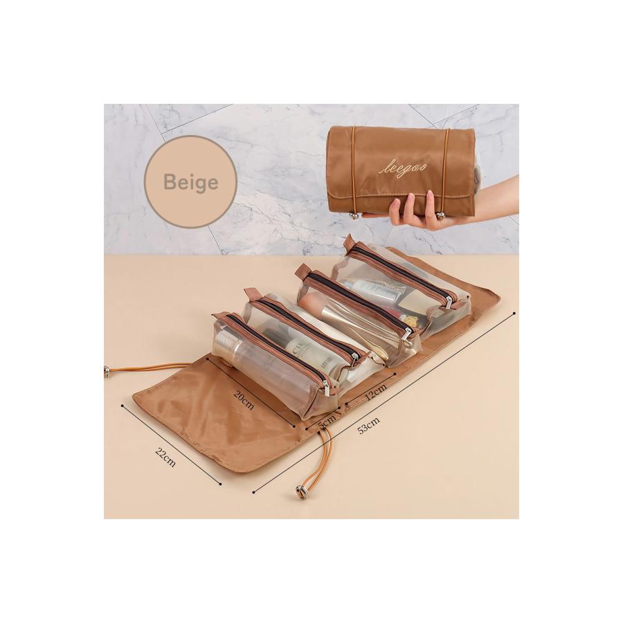 トラベルポーチ 旅行ポーチ コスメ スキンケア 化粧ポーチ バッグインバッグ 小分け 小物入れ パッキング 吊り下げ セパレート 化粧品 トラベルグッズ 旅行 |  | 12