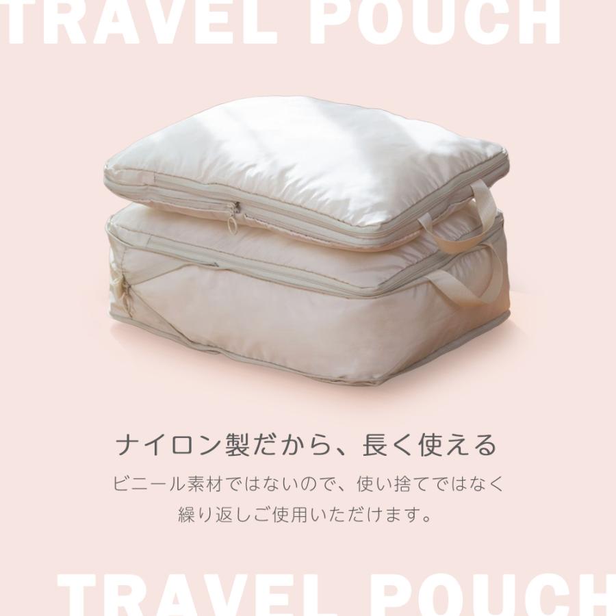 6点セット 圧縮 トラベル ポーチ 衣類スペース 旅行 収納ポーチ トラベルポーチ 撥水 圧縮袋 軽量 出張 旅行 ファスナー シンプル おしゃれ パッキング 整理 |  | 18
