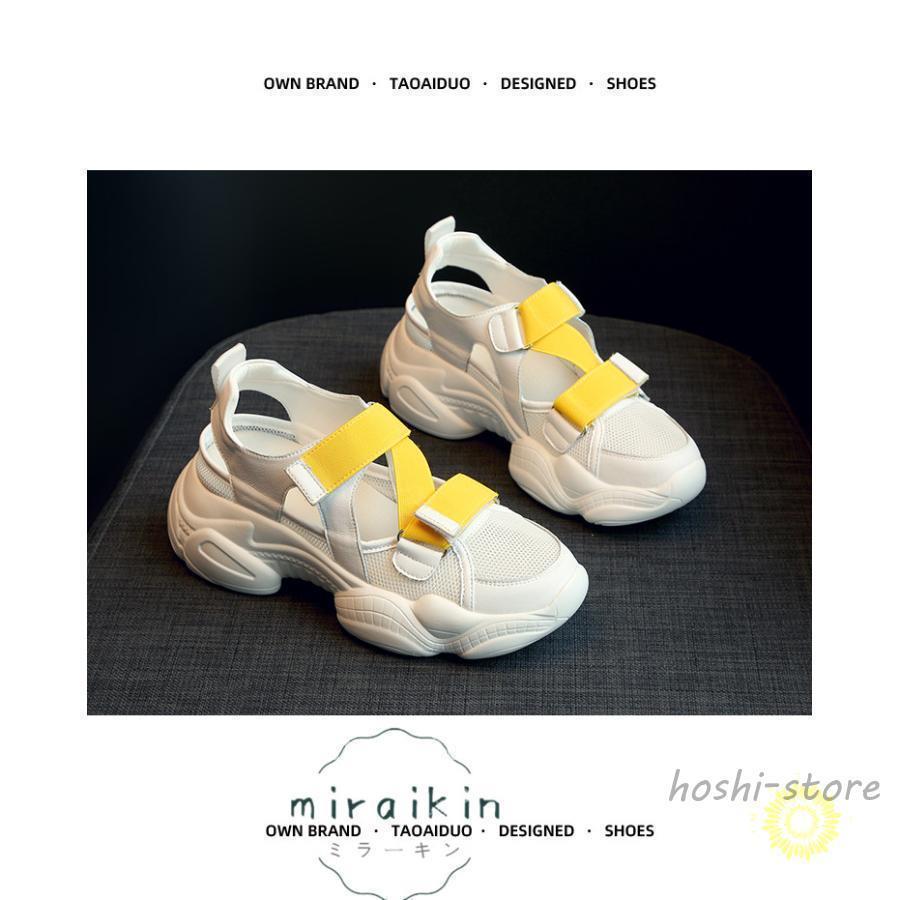 yello スポーツサンダル 厚底 YELLO / CREMA SINGLE SNEAKER SANDALS