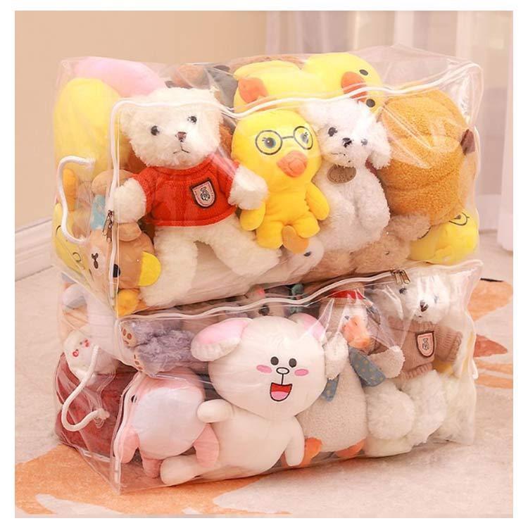  豚のぬいぐるみ 収納袋付き*3 防カビ ぬいぐるみ収納 ぬいぐるみ 収納袋 取っ手付き 防塵 抱き枕