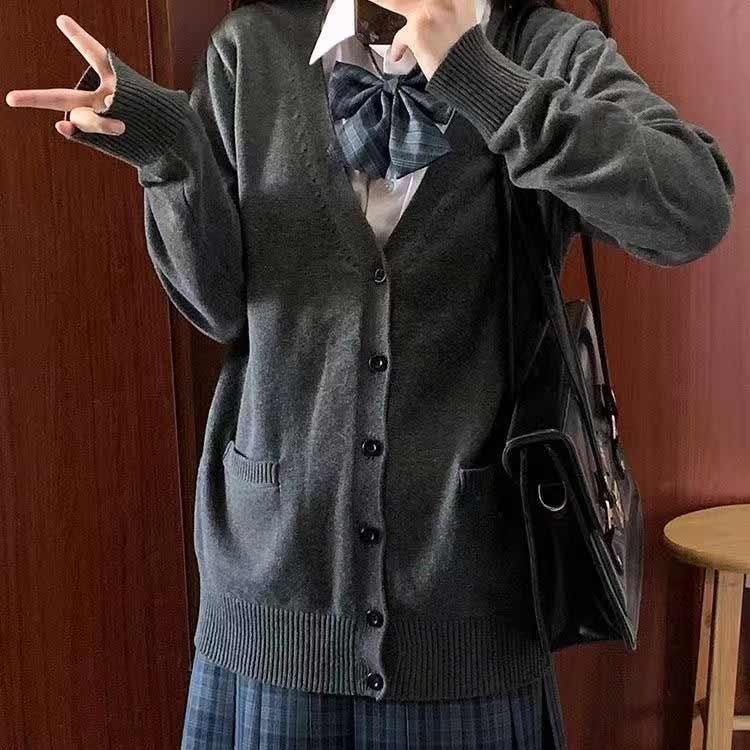 jk制服 長袖シャツ 高校生 制服 スクール リボン スクールウェア 