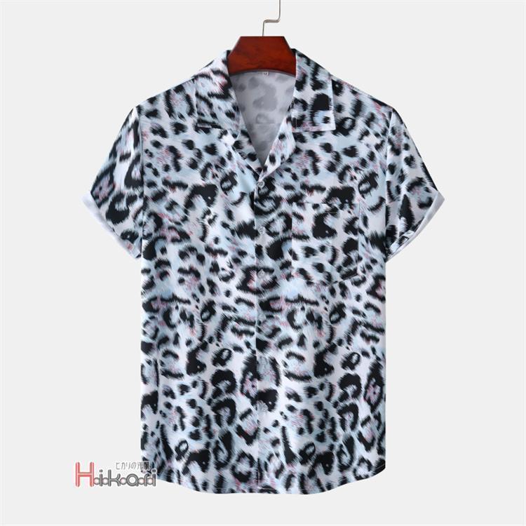 ドラゴン ヒョウ柄襟 シャツ 楽天市場】STYLE EYES 「LEOPARD x PLAIN」レオパード柄ツートン