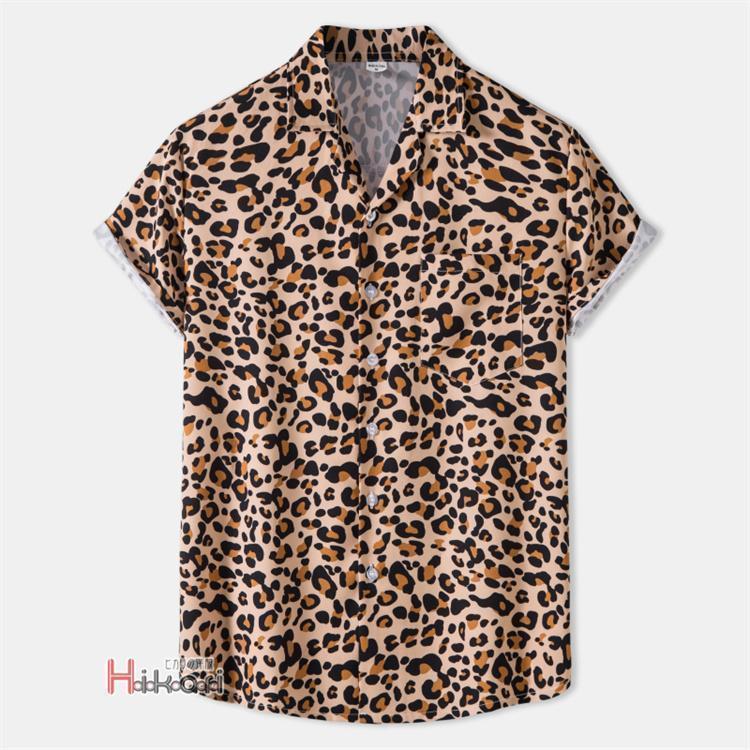 ドラゴン ヒョウ柄襟 シャツ ドラゴン ヒョウ柄襟 シャツ 楽天市場】ヒョウ柄 シャツ（サイズ