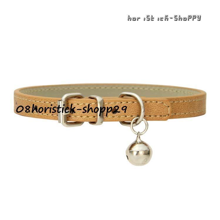 PUレザー 猫 首輪 鈴付き おしゃれ 小型犬 猫用 猫の首輪 8サイズ