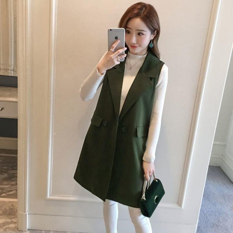 ロング ジレ コート ジレンチ レディース ノースリーブジャケット