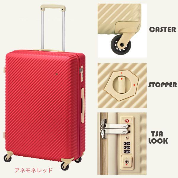 HaNT スーツケース ACE エース 75L キャリーケース 4-5泊用 4輪 HaNT スーツケース ACE エース 75L キャリーケース 4-5泊用 4輪