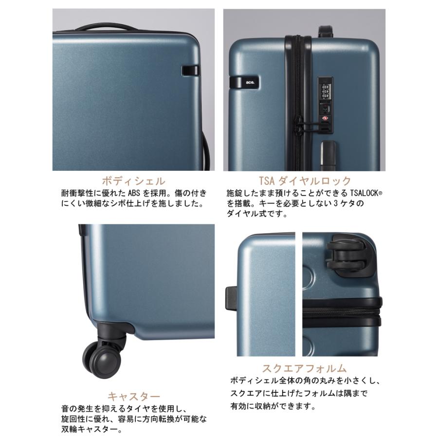 機内持ち込み　エース　スーツケース　３２リットル ace. TOKYO LABEL エース スーツケース 機内持ち込み 軽量 32L S