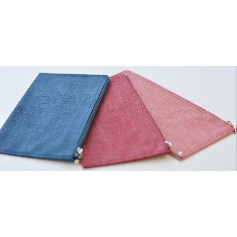 マスクケース LL(23) ピンク グレー ネイビー 抗菌生地を内側に採用したマスクケース ペッティーネ