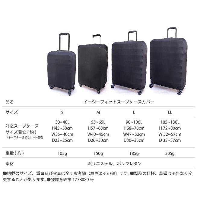 CONCISE（コンサイス） 簡単装着 イージーフィット スーツケースカバー