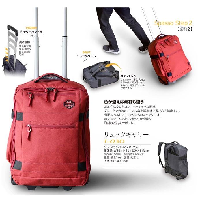 送料無料 正規品 機内持ち込み ソフトキャリー スパッソ Spasso