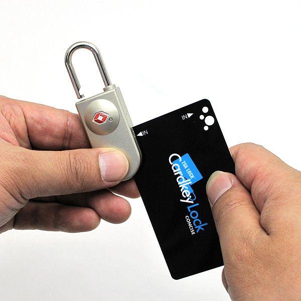 CONCISE（コンサイス） メール便可能 荷物の施錠に！カードのTSAロック