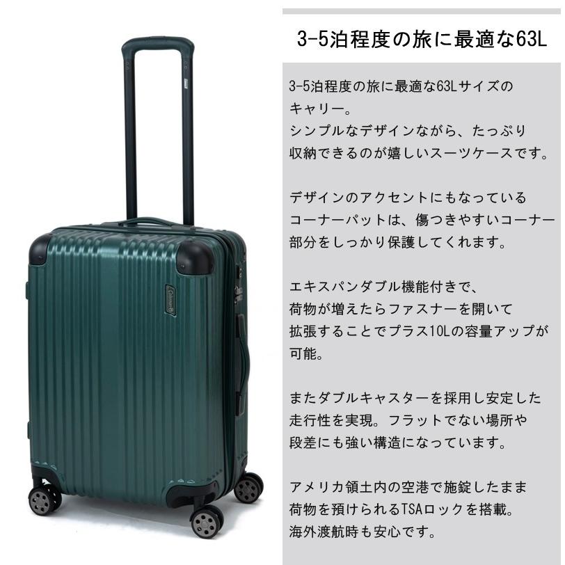 Coleman（コールマン） 送料無料 正規品 スーツケース ネルフ Coleman