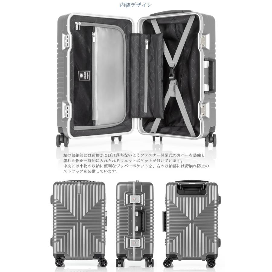 【SALE】スーツケース サムソナイト Samsonite 34L 機内持ち込み キャリーケース 1-3泊用 4輪 TSAロック インターセクト GV5*001｜tabigoods｜04