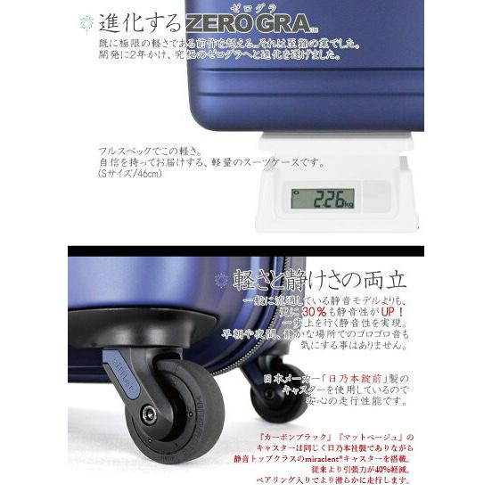 ZERO GRA 送料無料 正規品 スーツケース 機内持ち込み シフレ siffler