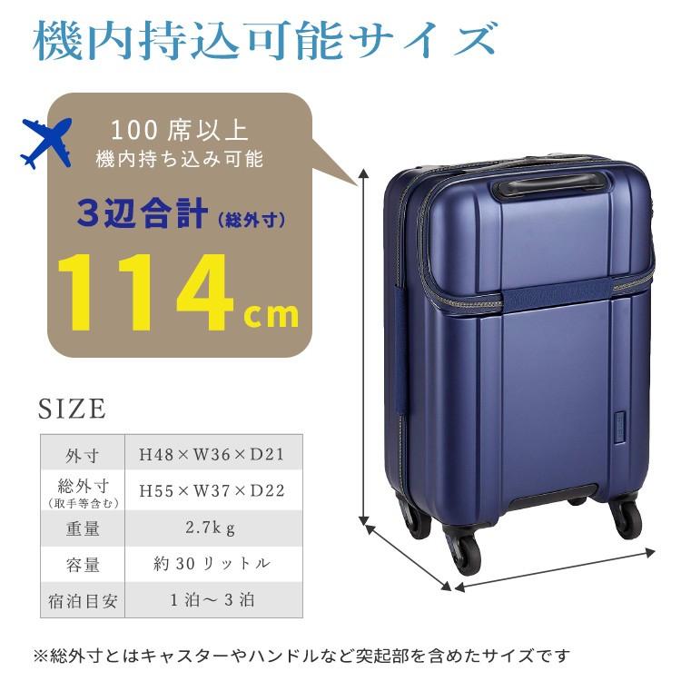 ZERO GRA スーツケース キャリーケース 機内持ち込み 正規品 シフレ