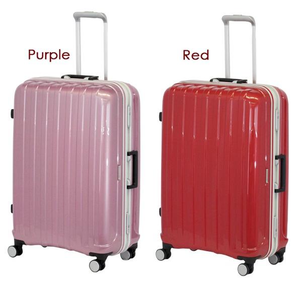 代引き人気 スーツケース サンコー 【新品/未使用】SUNCO レッド 60