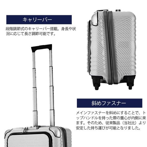 スーツケース キャリーケース 機内持ち込み 正規品 ティーアンドエス T＆S 32L 1泊 2泊用 レジェンドウォーカー 6206-44 メンズ レディース キャリーバッグ_3