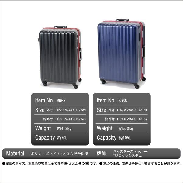 TORIO（トリオ） スーツケース キャリーケース 正規品 TRIO 105L 7泊