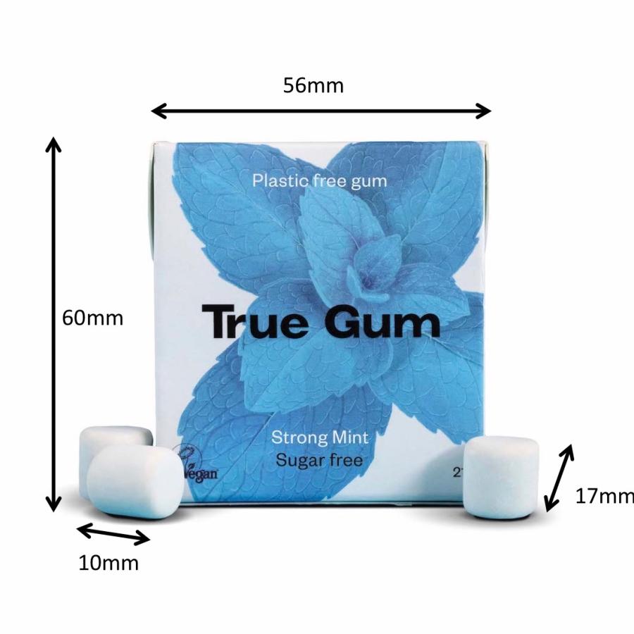 ナチュラルガム［トゥルーガム］ストロングミント 1個(21g