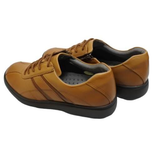 HONTONIRAKUDA 330 キャメル ファスナー付きカジュアルウォーキング