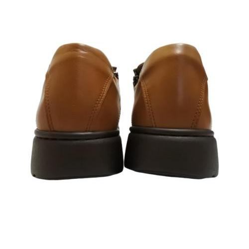 HONTONIRAKUDA 330 キャメル ファスナー付きカジュアルウォーキング