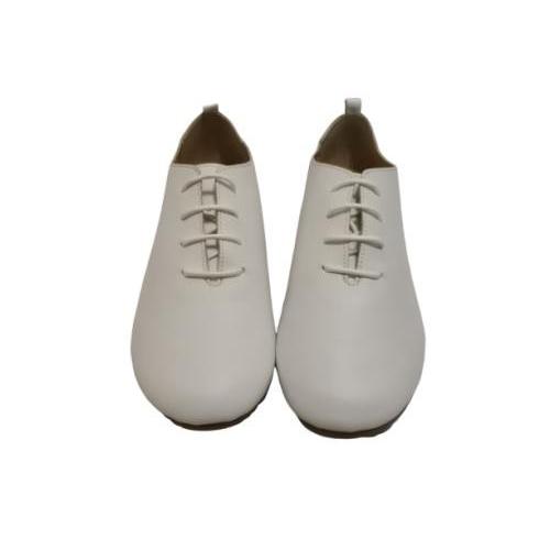 かぼちゃの馬車CA-15 ホワイト ころんと靴紐シューズ 送料無料 