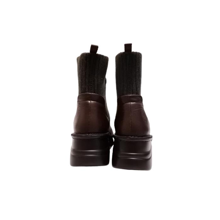 リンka☆ム様 特注 インコルジェ 8404 ブラウン レディース レザーブーツ 売切 特注 インコルジェ 8404 ブラウン レディース レザーブーツ