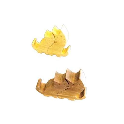 三上工作所 無垢材 木製 ネコ 猫の置き物 ペアキャット 小物 置物 送料