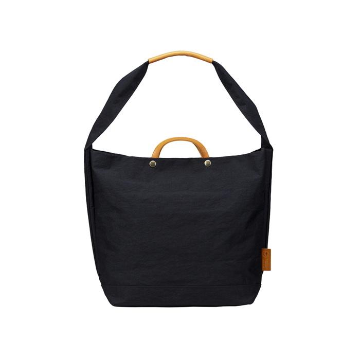 豊岡鞄 つつむ S2000 ブラック TUTUMU News paper tote 送料無料