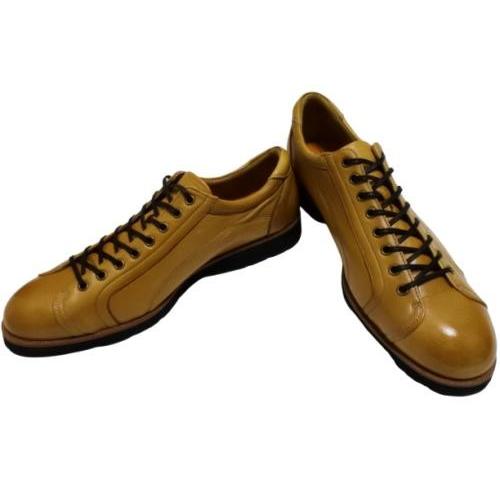 倭イズム YA3300 ライトブラウン 鹿革レザーカジュアルシューズ 送料