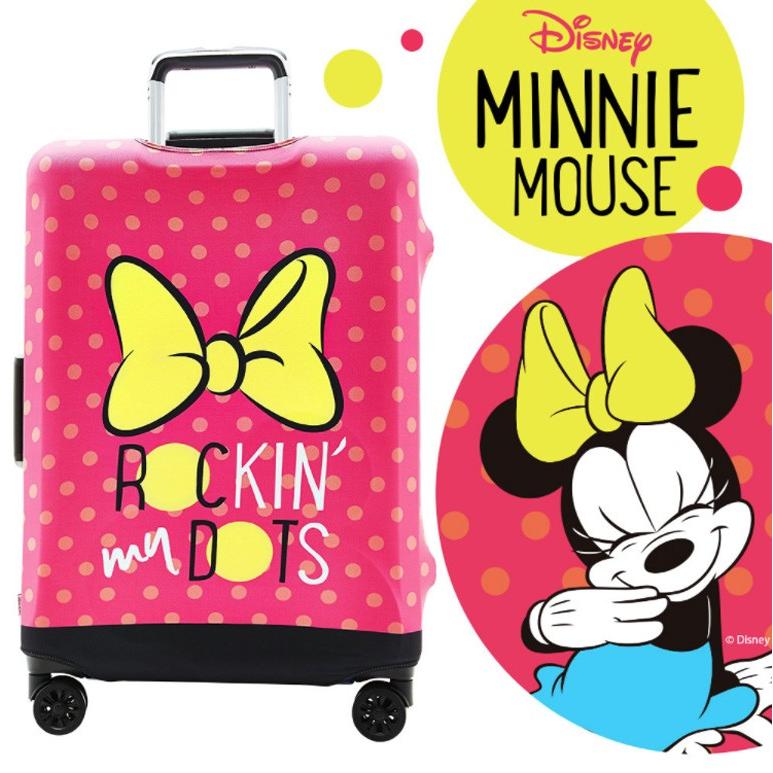 ディズニー Disney Minnie ミニー スーツケースカバー キャリーバッグカバー 保護カバー キャラクター Mサイズ ミニーマウス 旅行用品 ピンク Aminnecoverm 旅のセレクトショップyahoo 店 通販 Yahoo ショッピング