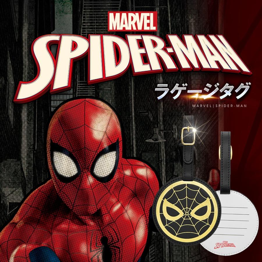 Marvel マーベル スパイダーマン タグ スーツケースタグ ラゲージタグ Deseno タグ 旅行かばん用品 アクセサリー 黒 赤 かっこいい アメコミ Aspidertag 旅のセレクトショップyahoo 店 通販 Yahoo ショッピング