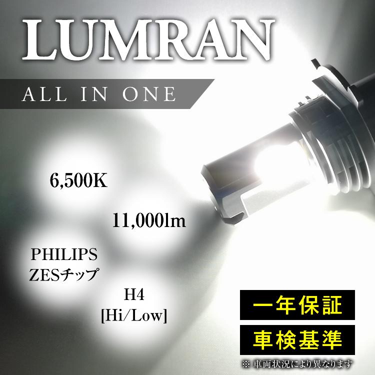 フィット GD1〜4 FIT H4 LEDヘッドライト H4 Hi/Lo 車検対応 H4 12V 24V H4 LEDバルブ LUMRAN 2個セット ヘッドランプ ルムラン 後期 特価 爆光  明るい｜tabiru｜13