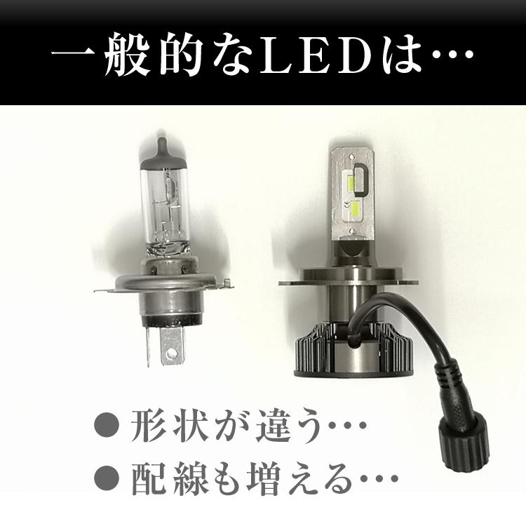 EZ タントL375 L385 H4 LEDヘッドライト Hi/Lo 車検対応 12V 24V LED