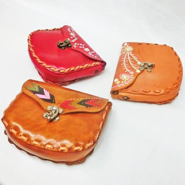 60's 70'sレザーヒッピーショルダーバッグ【全3色】 : 旅空 tabisora