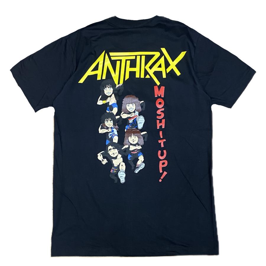 アンスラックス ANTHRAX バンド Tシャツ ブラック ユニセックス｜tabisora｜02