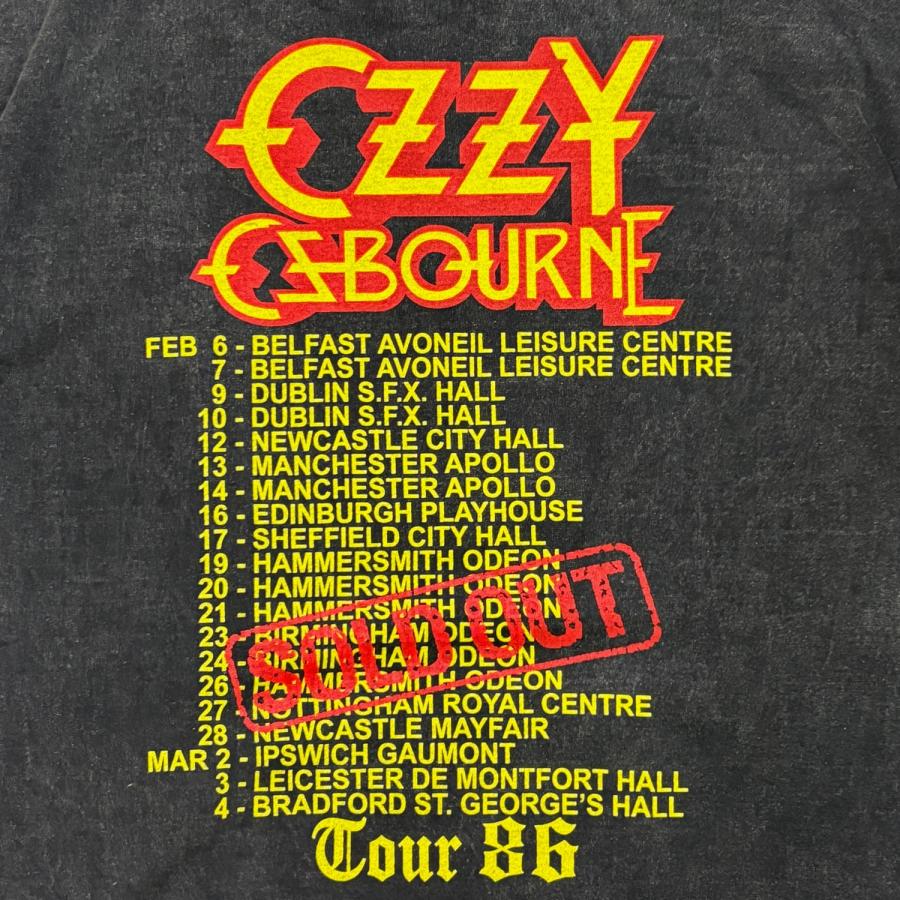 オジーオズボーン Ozzy Osbourne バンド Tシャツ 半袖 ストーンウォッシュ ユニセックス｜tabisora｜04