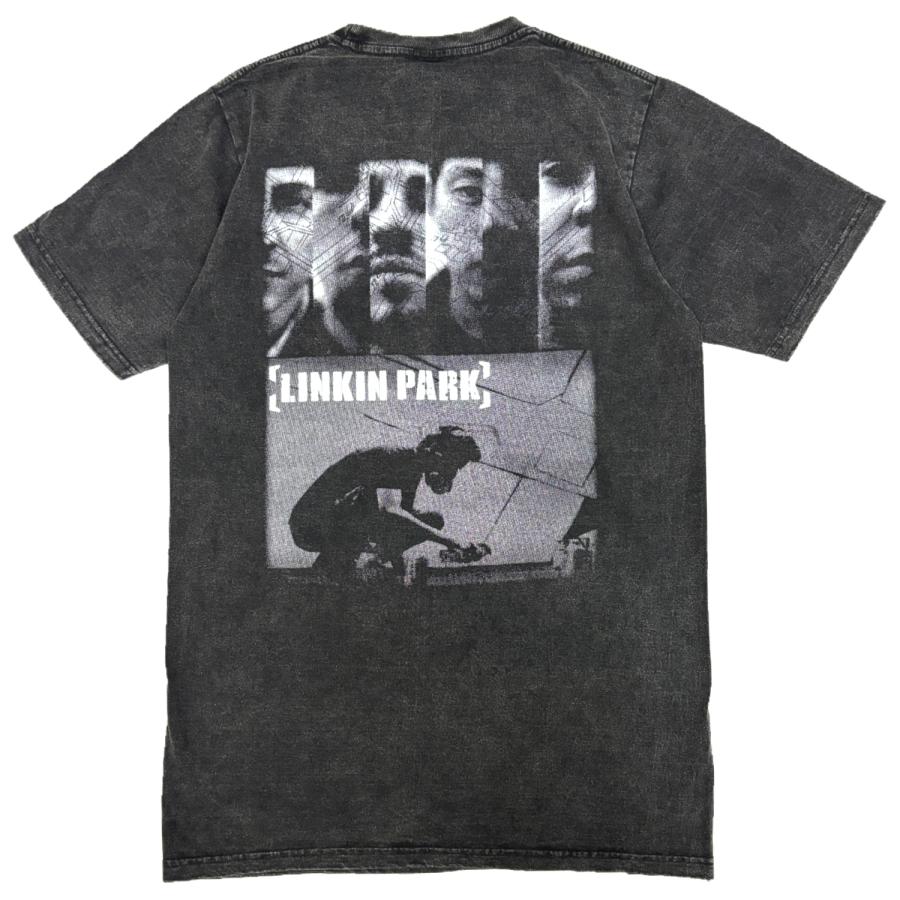 リンキンパーク Linkin Park バンド Tシャツ 半袖 ストーンウォッシュ ブラック 黒｜tabisora｜02