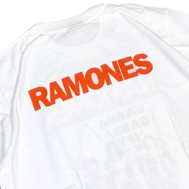 RAMONES ラモーンズ Tシャツ Lサイズ 白 正規品 ラモーンズ Ramones ロックTシャツ バンドTシャツ 袖 メンズ