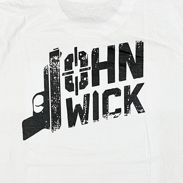 映画 ジョン・ウィック John Wick Tシャツ ホワイト フリーサイズ