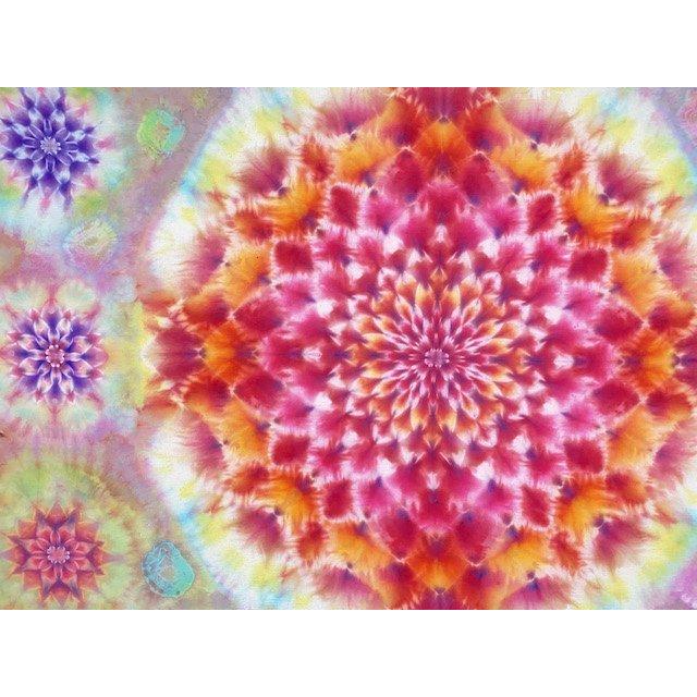 タイダイ染め タペストリー Hippies Dye最新作 曼荼羅 マンダラ 
