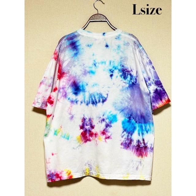 タイダイ染め ビッグシルエット Tシャツ カラフル ムラ染め Hippies