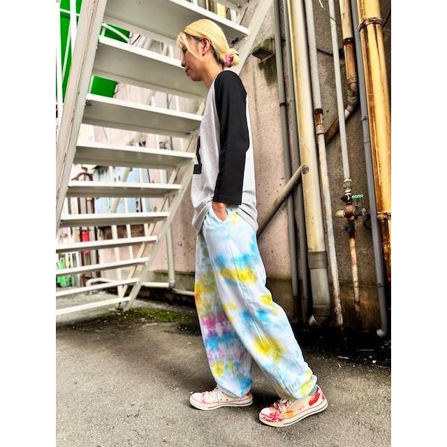タイダイ染め スウェットパンツ Lサイズ カラフル : 旅空 tabisora