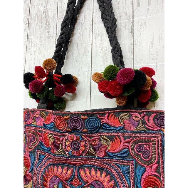 モン族 刺繍 ショルダーバッグ 【全3色】 : 旅空 tabisora