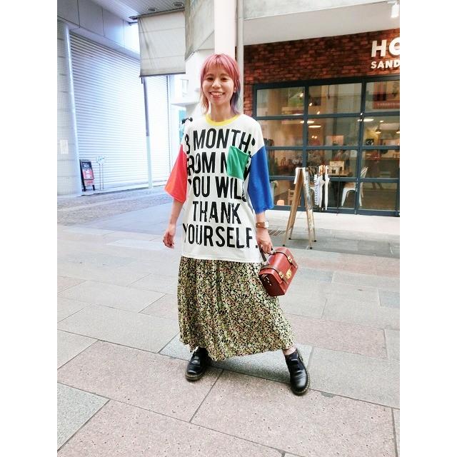 レトロな古着スカート 50's60's70's シンプル 花柄 小花柄