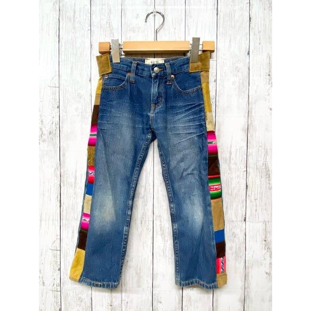 リメイクヒッピーデニム パッチワーク キッズ 子供用 : 旅空 tabisora