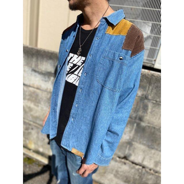 一点もの！カラフルパッチワークジップアップブルゾン